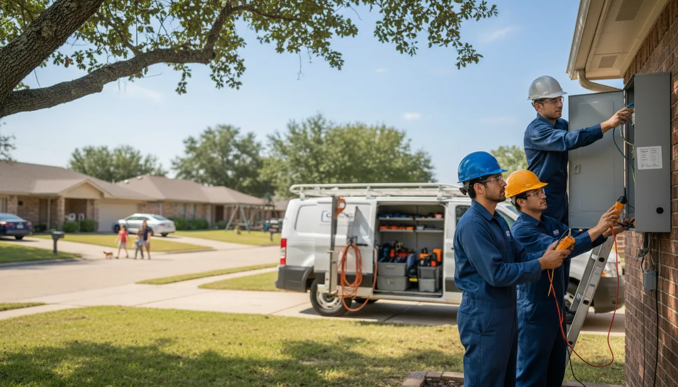 Certified electrician providing emergency electrical services in Peoria, IL